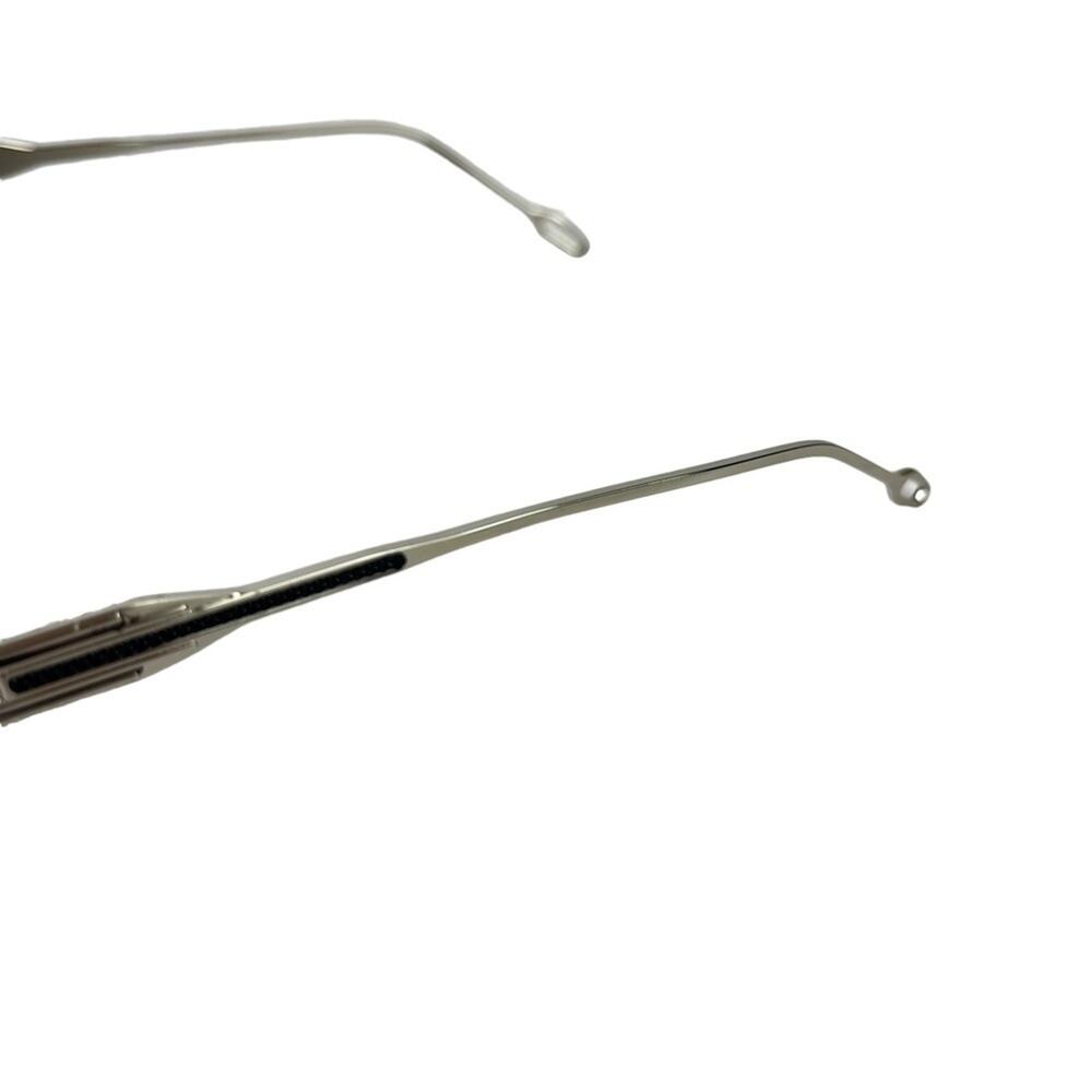 AVIATOR Black Faux Leather Metal Frame Large Sunglasses Sun Glasses Fashion - Picture 4 of 15